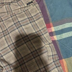 PacSun Beige Plaid Pants never worn